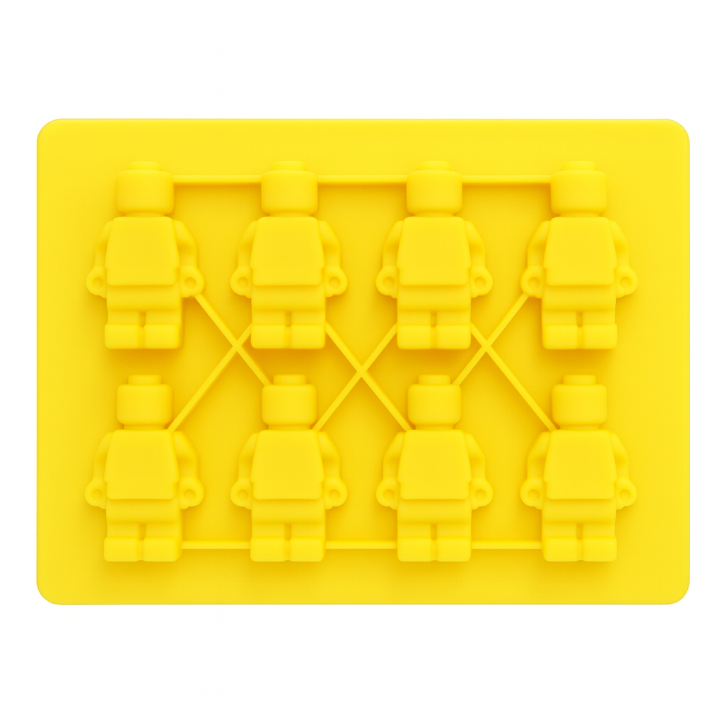 Moldes 8 Espacios Muñeco de LEGO