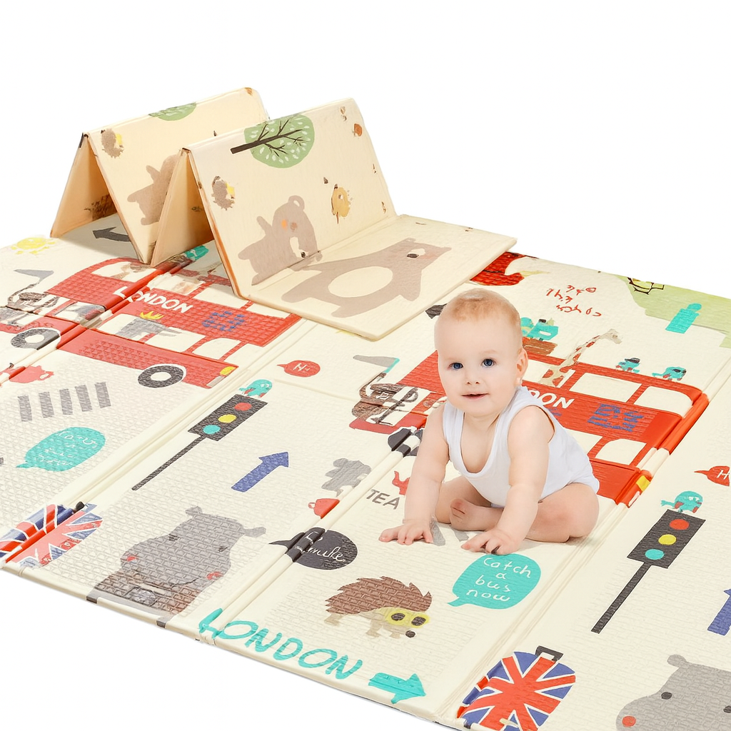 Alfombra 180x120 antigolpes para bebes
