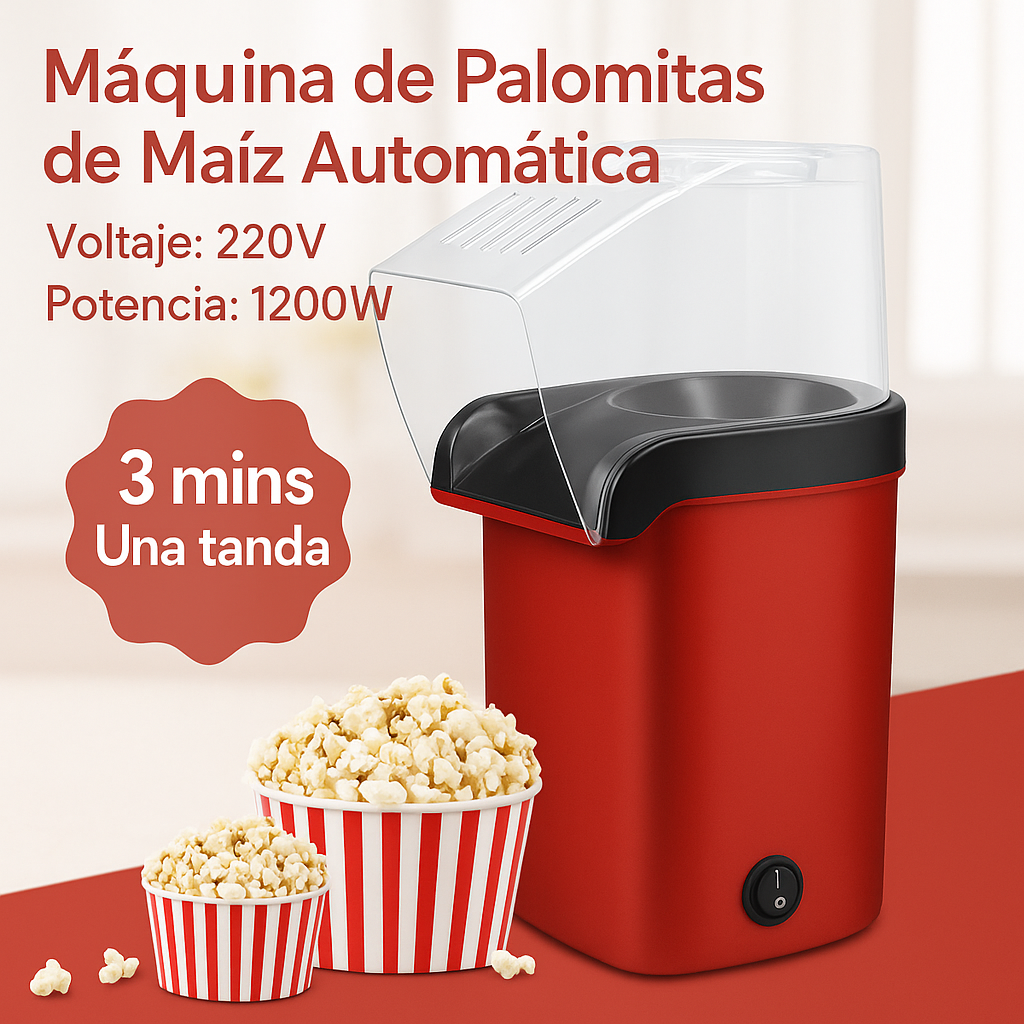 Maquina de palomitas de maíz