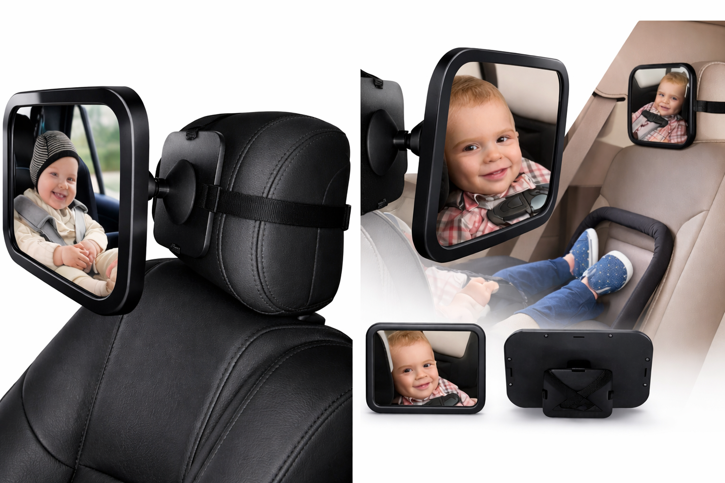 Espejo de seguridad bebes para auto