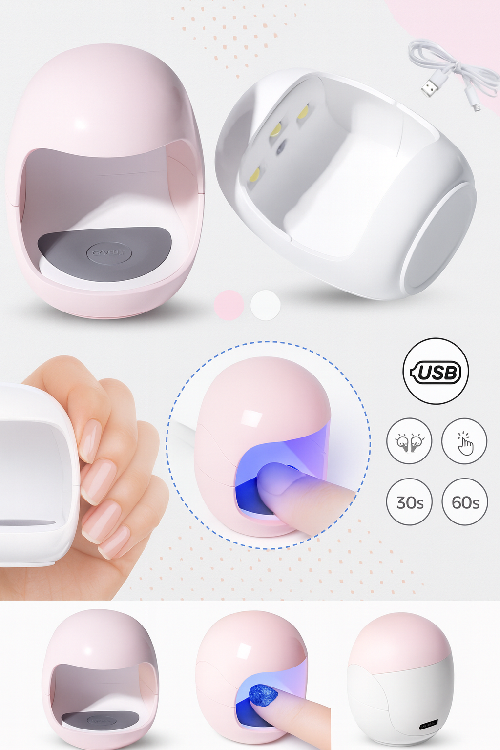 Lámpara de uñas luz UV LED