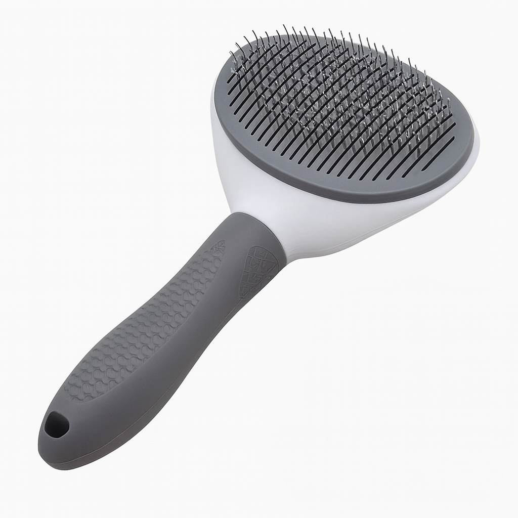 Cepillo removedor de pelo con boton