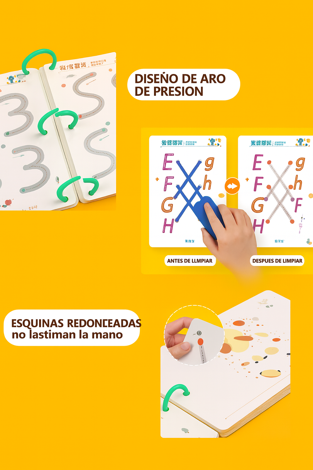 Cuaderno montessori interactivo de león