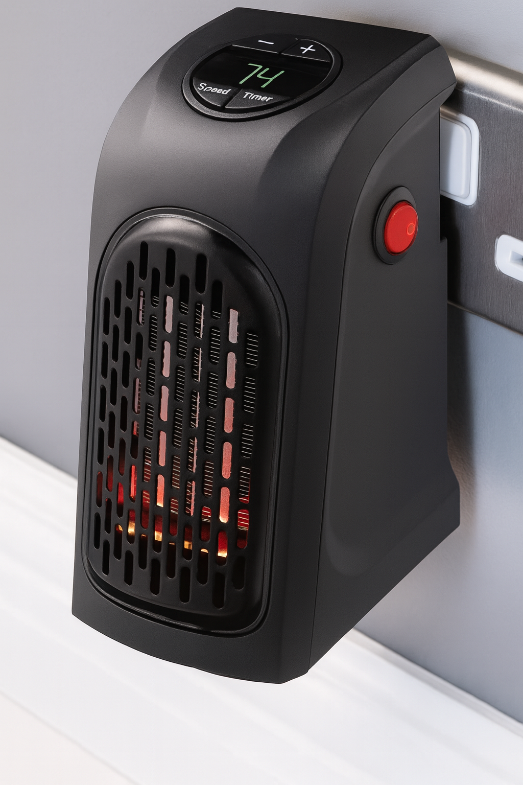 Calefactor Eléctrico Portátil De Pared