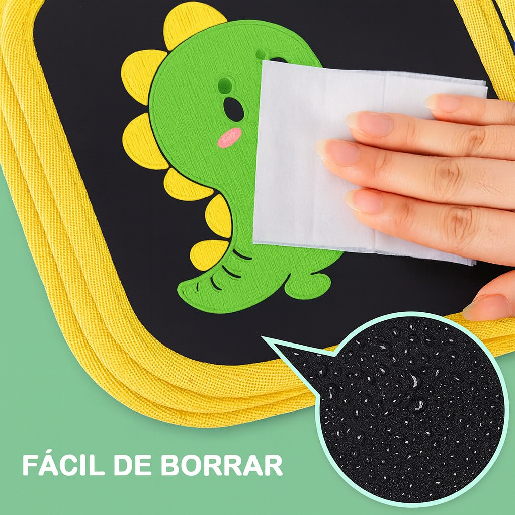 Pizarra Portátil Reutilizable Para Niños