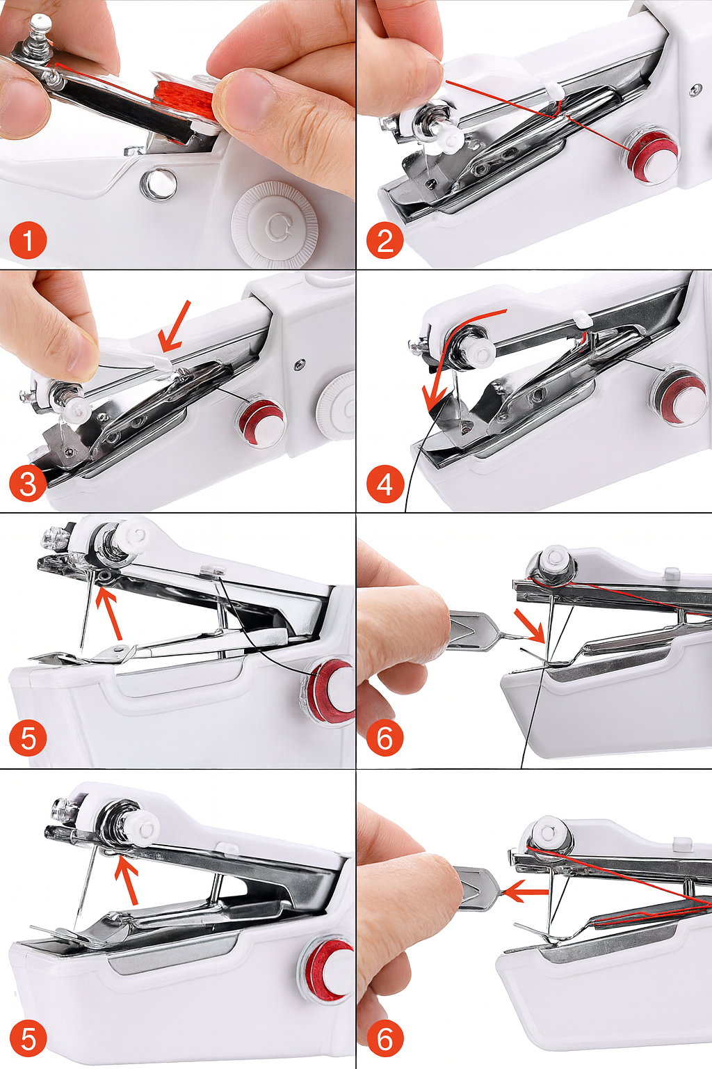 Mini Máquina De Coser Portátil De Mano