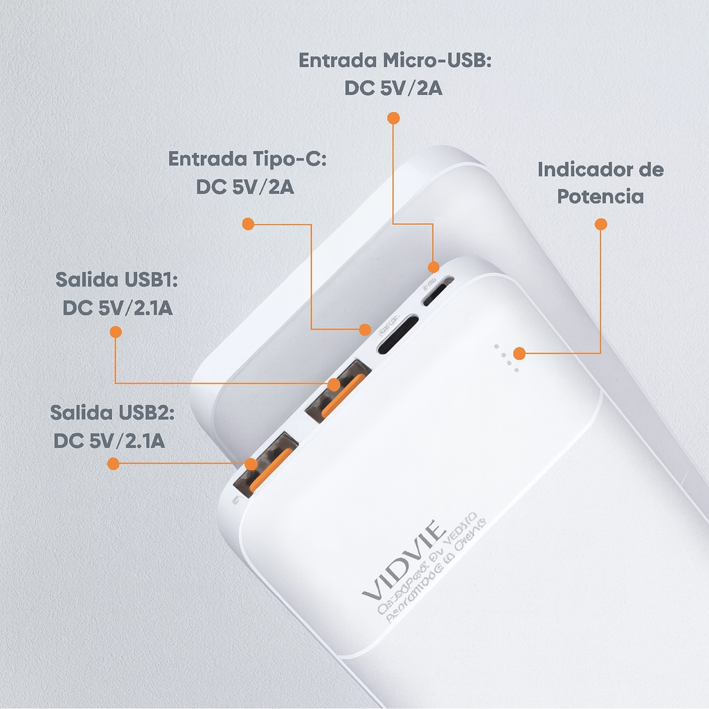 Bateria portatil powerbank 20000mAh""