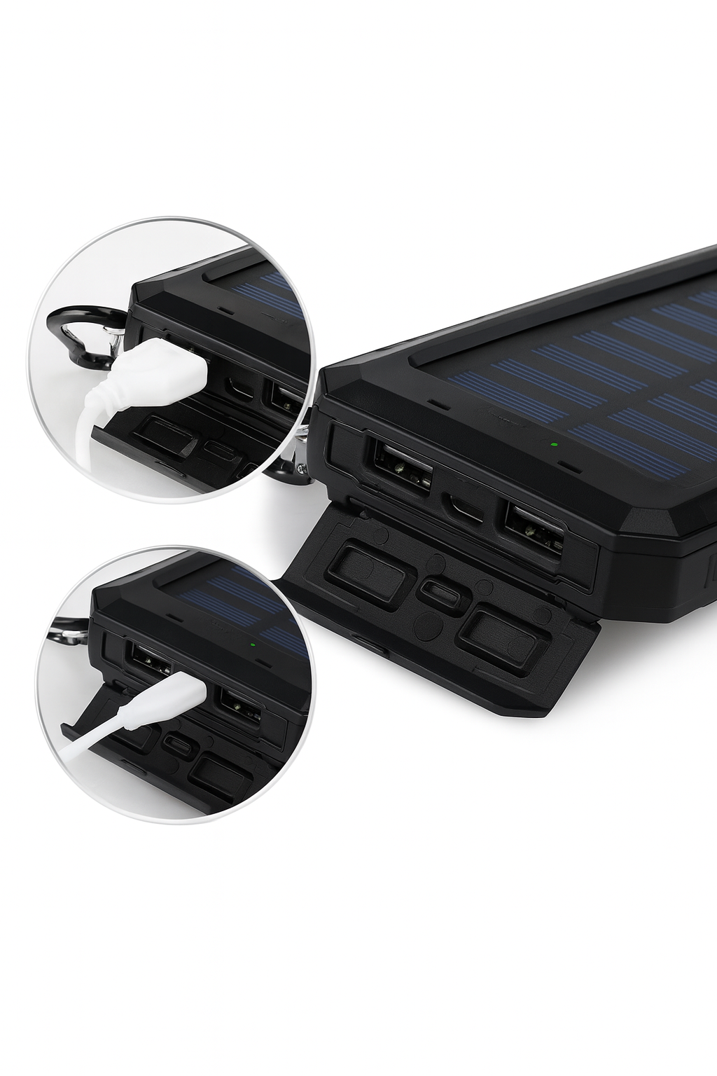 Batería Power Bank 10.000 Mah Solar