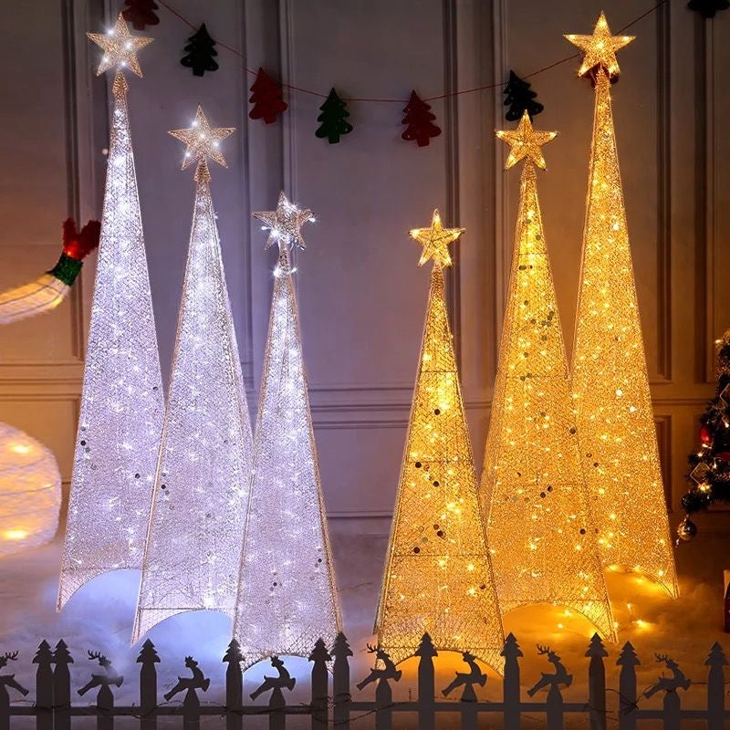 Árbol metálico de Navidad 1.2 M