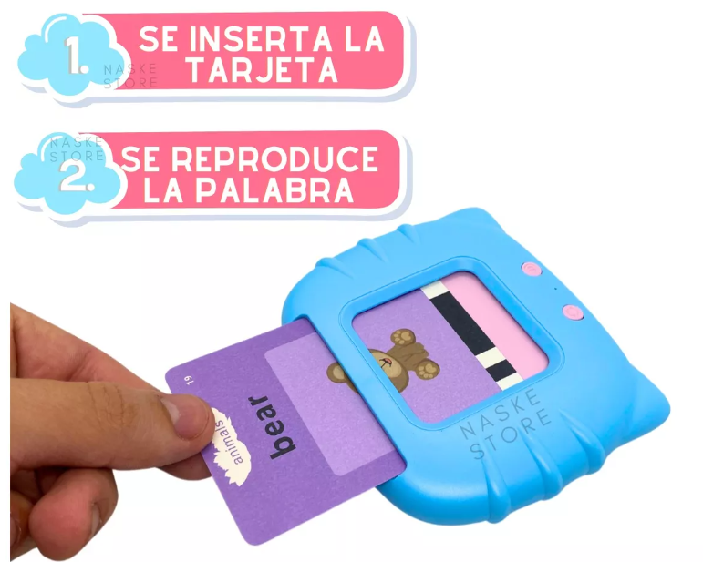 Lector de Tarjetas “Aprendo Inglés”