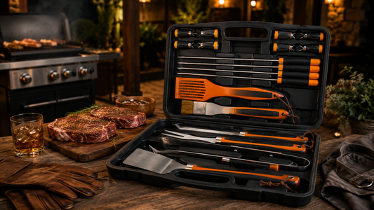 Set Parrilleros Asado Maleta 18 Piezas