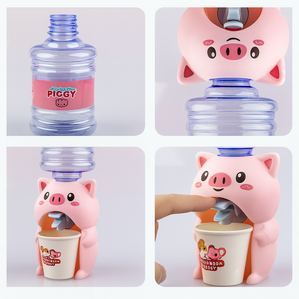 Mini Dispensador Portátil de Cerdito
