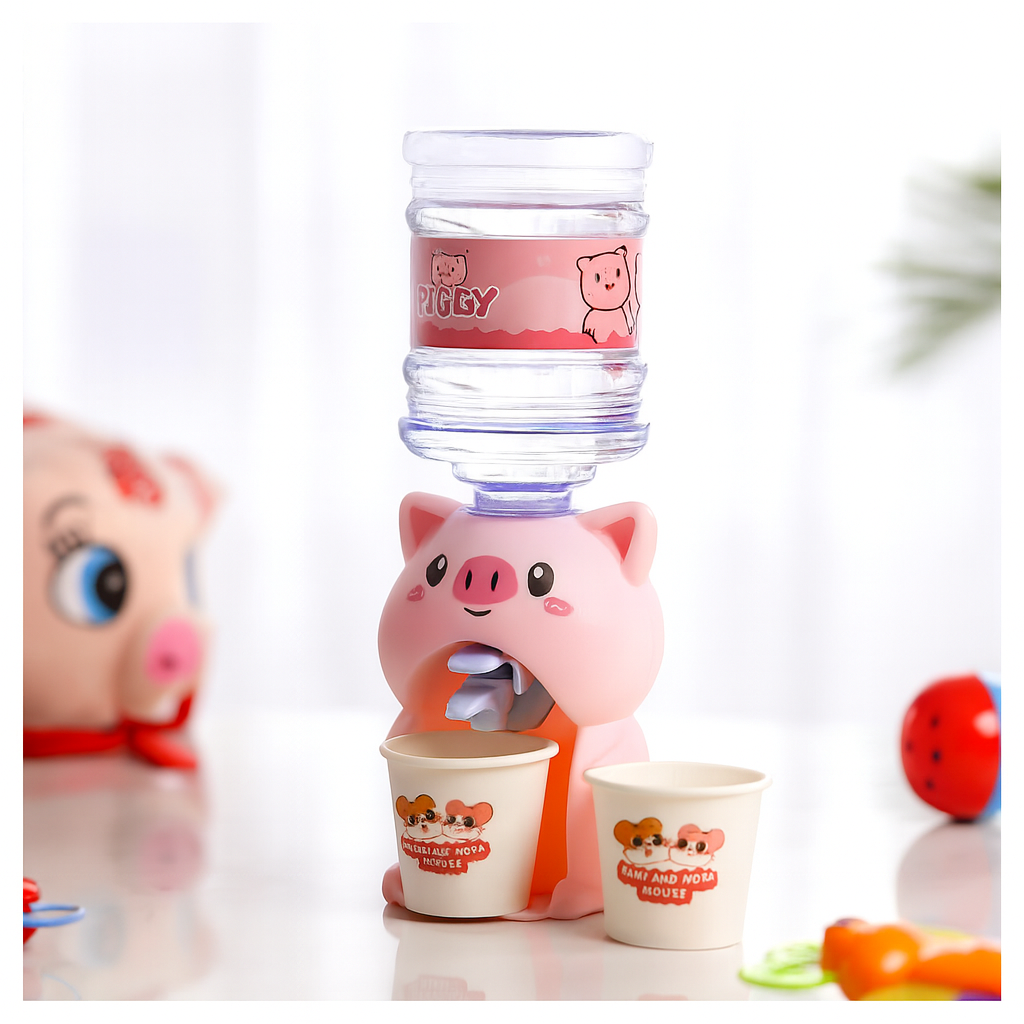 Mini Dispensador Portátil de Cerdito