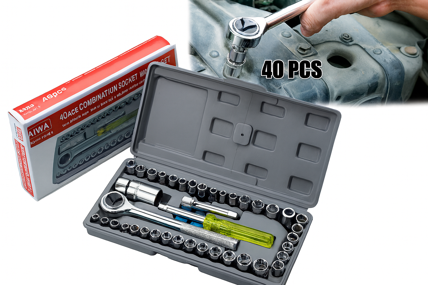 Set Herramientas Juego Dados 40 Piezas