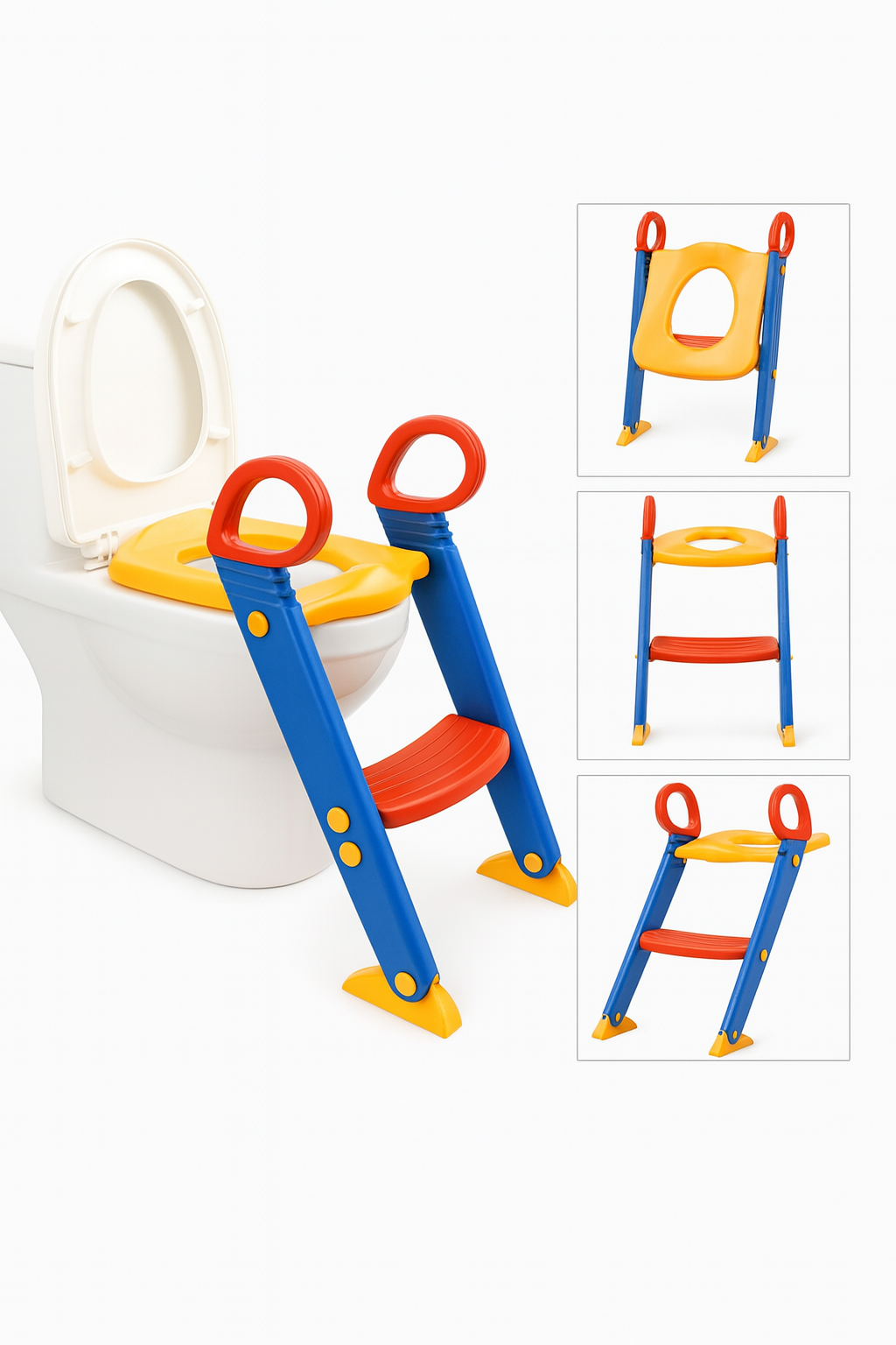 ADAPTADOR DE WC CON ESCALERA PARA NIÑOS