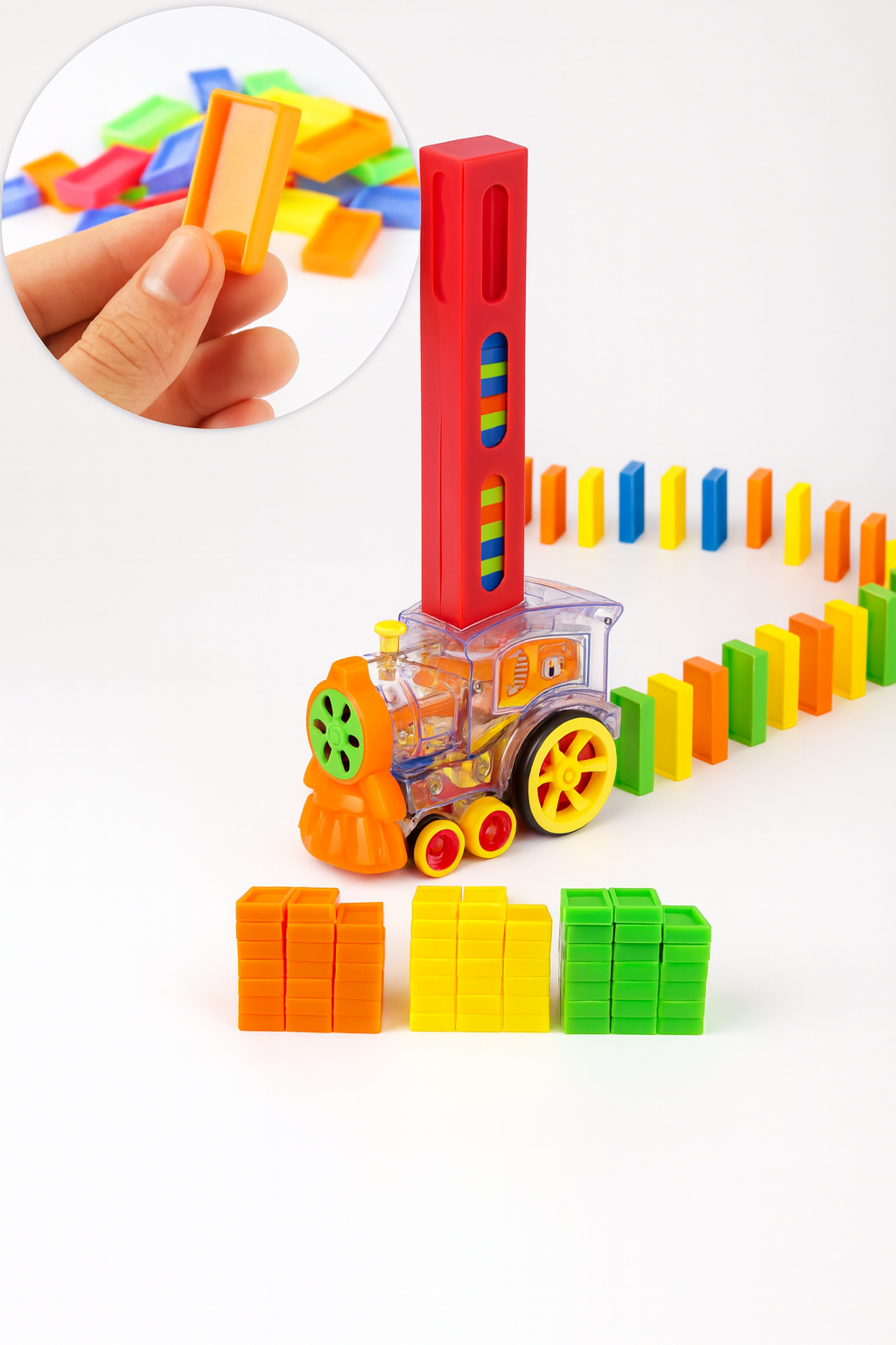 Tren mágico de domino