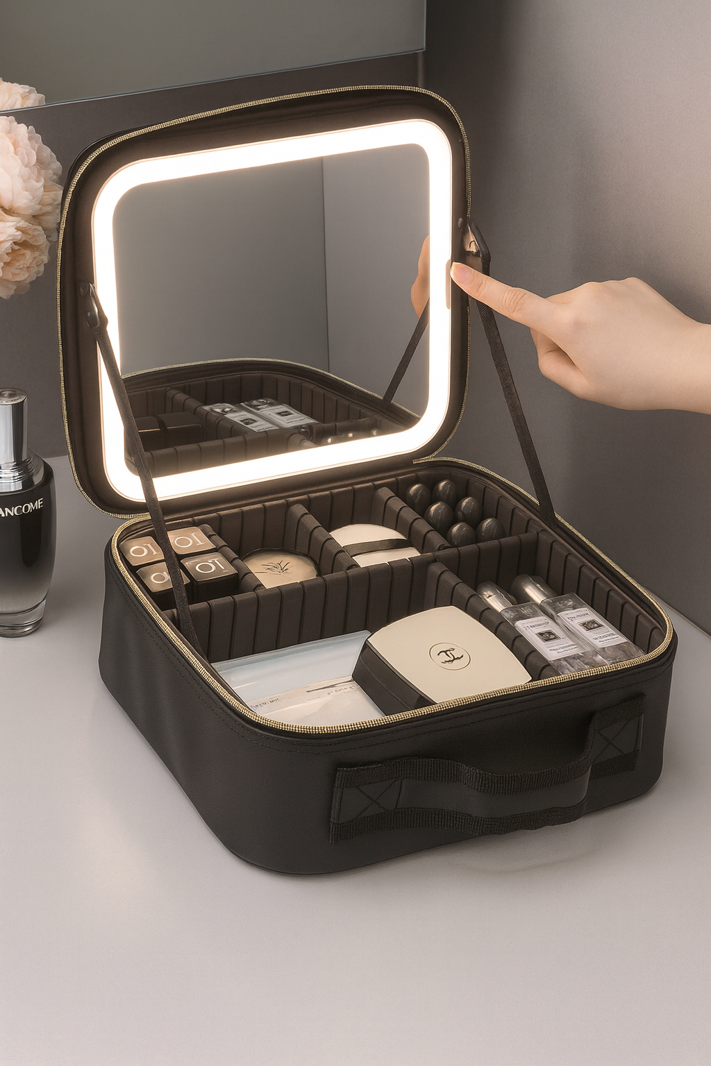 Cosmetiquero con luz