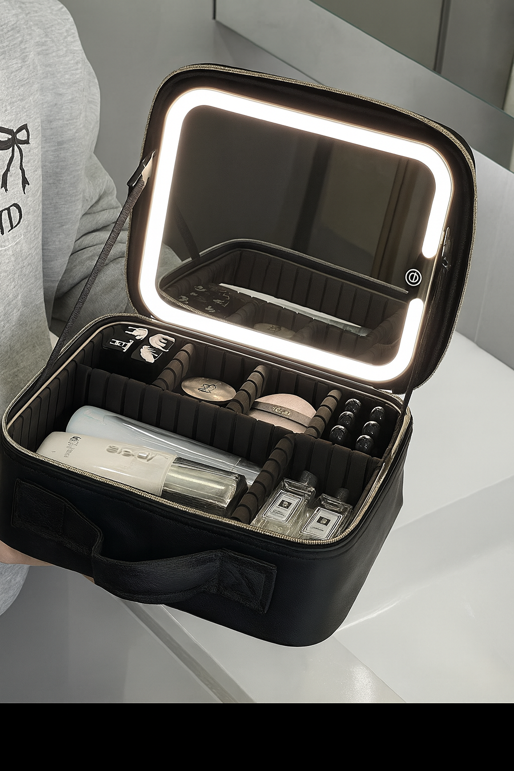 Cosmetiquero con luz