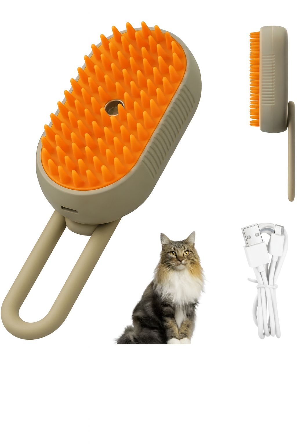 Cepillo Mascota Vapor